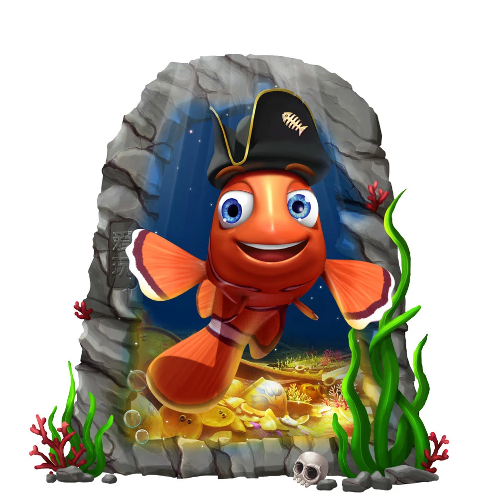 一名玩家在手机上玩《Fishing Clash》等捕鱼手游，展示了移动端游戏的便利性与社交性。